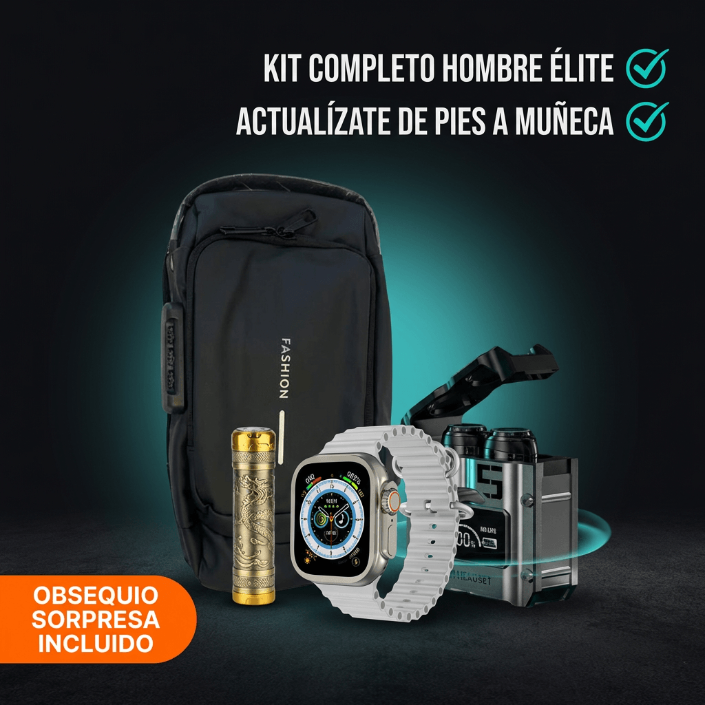 Kit Élite de Hombre - Actualiza tu imagen y tu rutina con una sola caja
