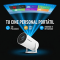 Proyector Inteligente Portátil HY300 Pro - Convierte tu cuarto en una sala de cine