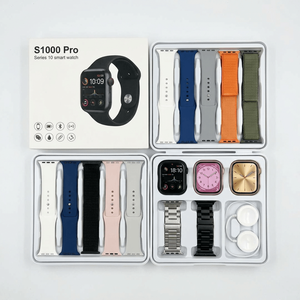 Reloj inteligente S1000 Pro - KIT 7 en 1